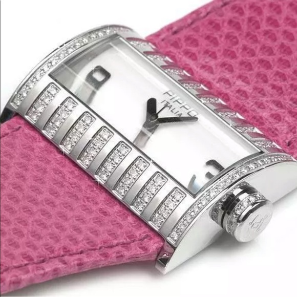Pippo Perez Diamond watch pink leather women’s main image 8